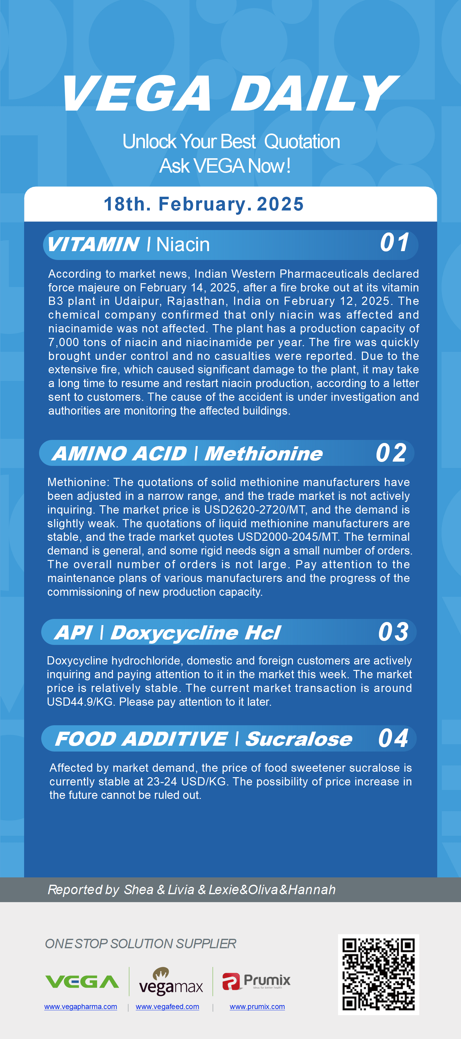 Vega Daily Dated on Feb 18th 2024 Vitamin Amino Acid APl Food Additives.png